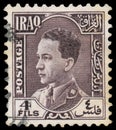 Stamp printed in Iraq shows King Ghazi
