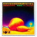 A stamp printed in Paraguay shows image of the Snails, circa 1986. AI Generated