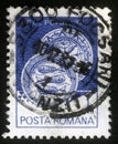 Stamp printed in the Romania, shows Ceramic plate, from Radauti