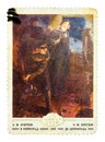 Stamp printed by Russia, shows Lenin return to Petrograd by Alexander Lopuhov