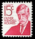 Stamp printed in the USA, shows Oliver Wendell Holmes, Jr.