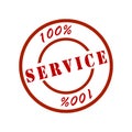 Stamp service Royalty Free Stock Photo