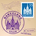 Stamp set Barcelona