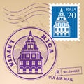 Stamp set Riga