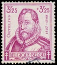 Stamp shows Ortelius Royalty Free Stock Photo