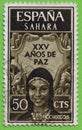 Stamp Spanish Sahara