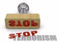 Stamp Stop Terrorism - 3D