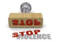 Stamp Stop Violence - 3D