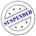 Stamp Suspended