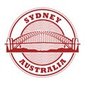 Stamp Sydney Harbour Bridge, Australia