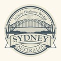 Stamp Sydney Harbour Bridge, Australia