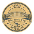 Stamp Sydney Harbour Bridge, Australia