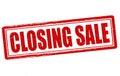 Closing sale