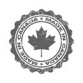 Stamp with text made in Canada