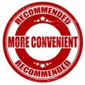 More convenient Royalty Free Stock Photo