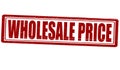 Wholesale price