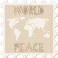 Stamp World Peace