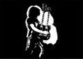 Graphic Illustration Of Slash Playing Guitar