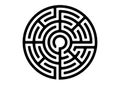 Image of a circular maze