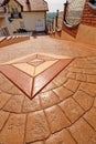 Stamped concrete Royalty Free Stock Photo
