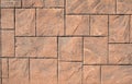 stamped concrete pavement, slate stone tile on cement stones pattern