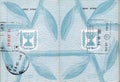 Stamped Israeli Passport