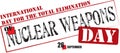 Day For Total Elimination Of Nuclear Weapons