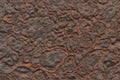 Stamping on metal- oxidized copper plate