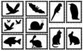 Stamps with animals