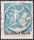 Stamps of Bavaria - Overprinted \'Deutsches Reich\'