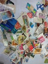 Stamps collecting hobby philatelist