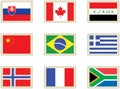 Stamps flags 3