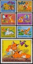 Stamps printed by Hungary shows Scenes from Cartoon Vuk