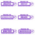 Stamps travel to