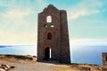 Stamps and wheel engine house ruins