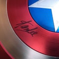 Stan Lee signed captain America shield