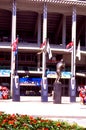 Stan Musial Statue at Old Busch Stadium, St. Louis, MO Royalty Free Stock Photo