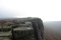 Stanage edge, Hathersage, Derbyshire Royalty Free Stock Photo