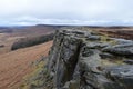 Stanage Edge, Hathersage Royalty Free Stock Photo