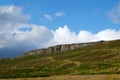 Stanage Edge, a gritstone outcrop in Derbyshire Peak District Royalty Free Stock Photo