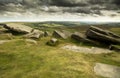 Stanage Edge, Peak District Royalty Free Stock Photo