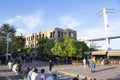 Stanbul, Turkey - November-5.2019: Close shot of Ortak y square. Royalty Free Stock Photo