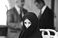 Stanbul, Turkey, 19 september 2012: Muslim woman in chador in istanbul