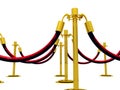 Stanchion Barrier Royalty Free Stock Photo