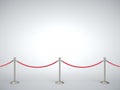 Stanchions barrier Royalty Free Stock Photo
