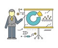 Stand with Charts and Parameters