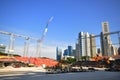Stand Construction at Padang, Singapore Royalty Free Stock Photo