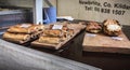 Stand of Irish bread, pastry and specialty vendor in the Temple Bar district in Dublin