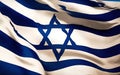 Stand with Israel. Israeli abstract flag