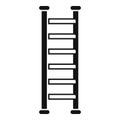 Stand ladder icon simple vector. Step construction